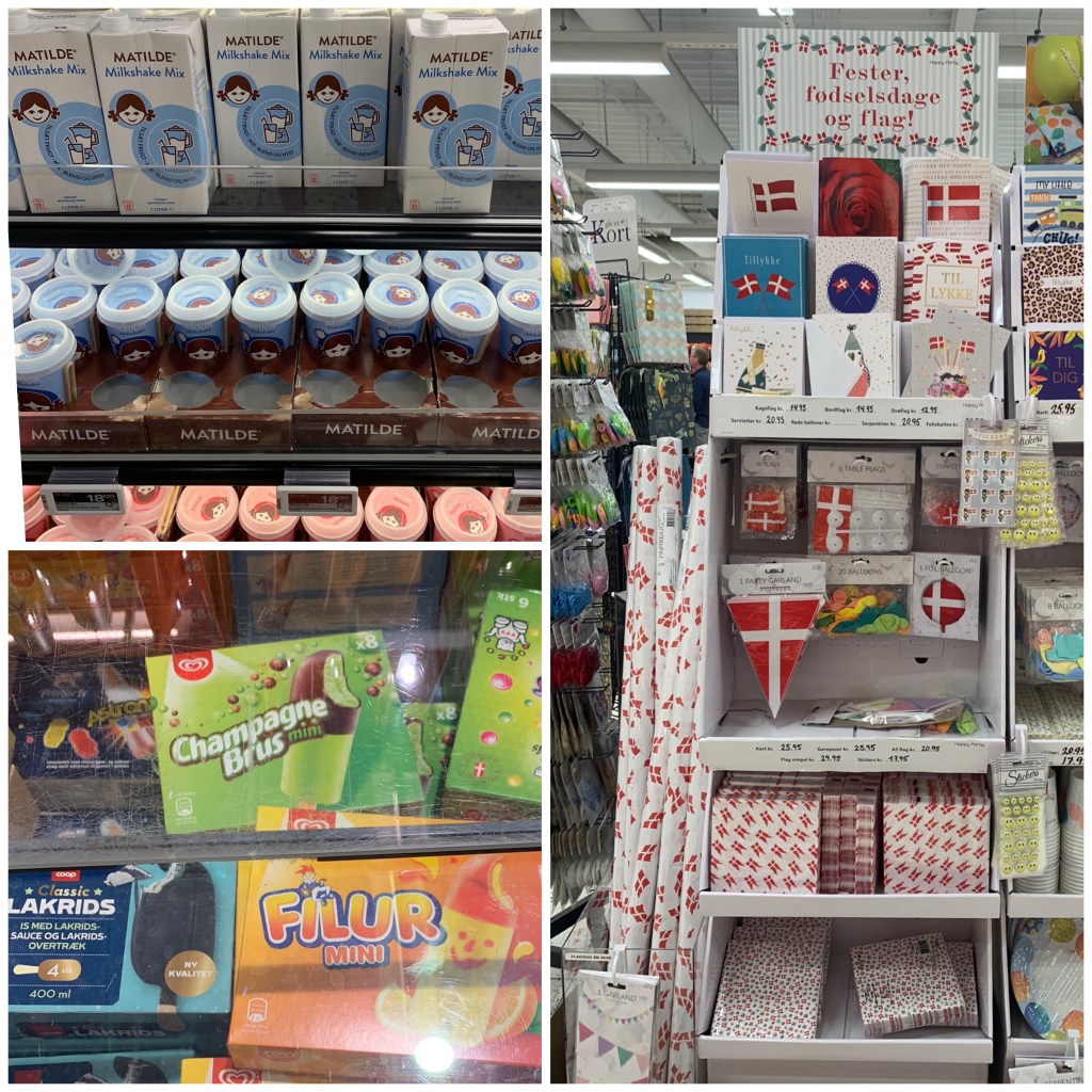 danish supermarket matilde ice cream birthday