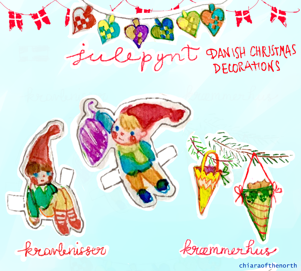 Danish Christmas decorations:&nbsp;Julepynt