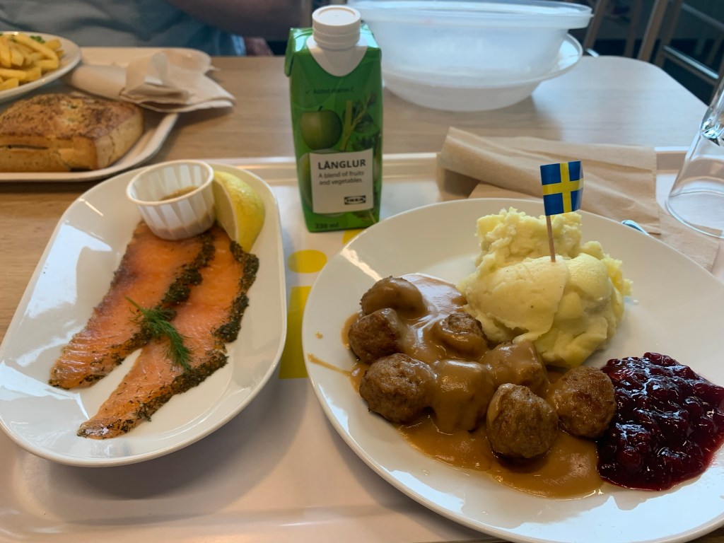 Ikea restaurant lunch