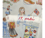 17 mai norway national day in rotterdam illustration