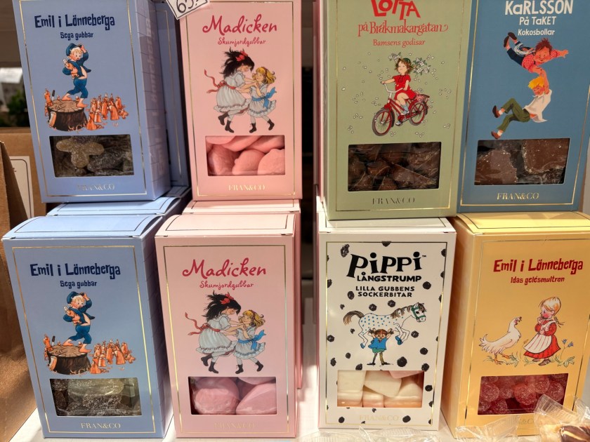 sweden astrid lindgren candy pippi